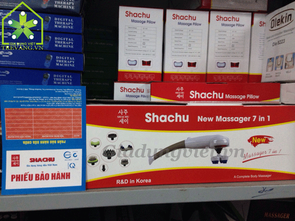 Máy massage cầm tay 7 đầu Shachu