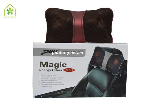 Gối massage hồng ngoại Magic 8181- 6 viên bi
