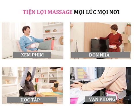  Đai massage bụng Ayosun AYS-688T3 tiện lợi mọi nơi